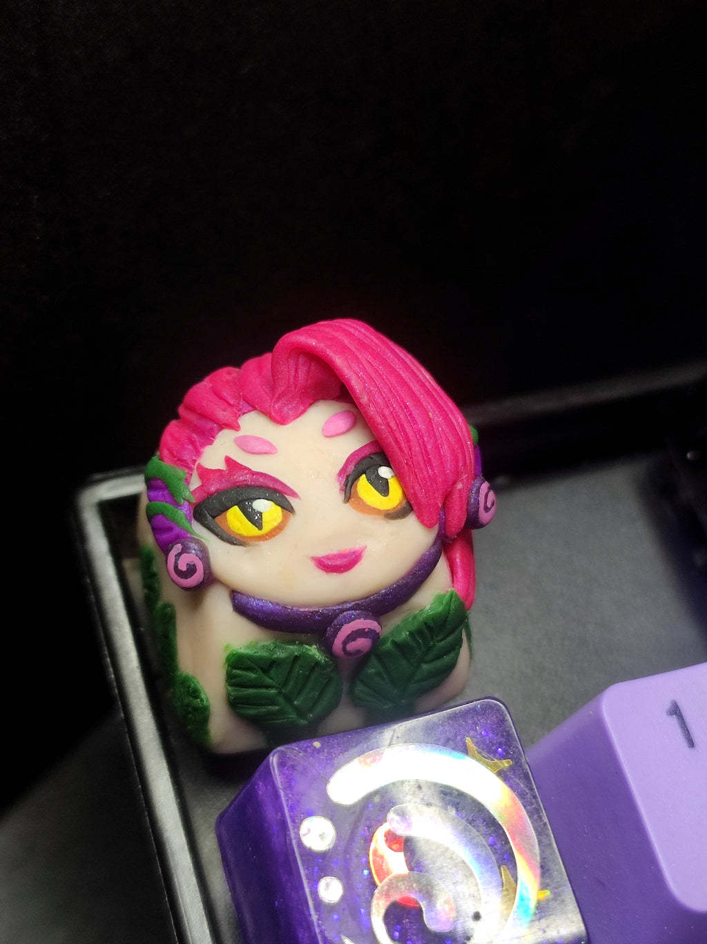 Tecla Custom Chibi 3D (Perfil Cherry)