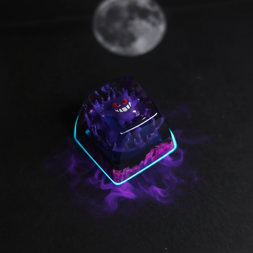 Gengar Keycap - Aparición a Medianoche