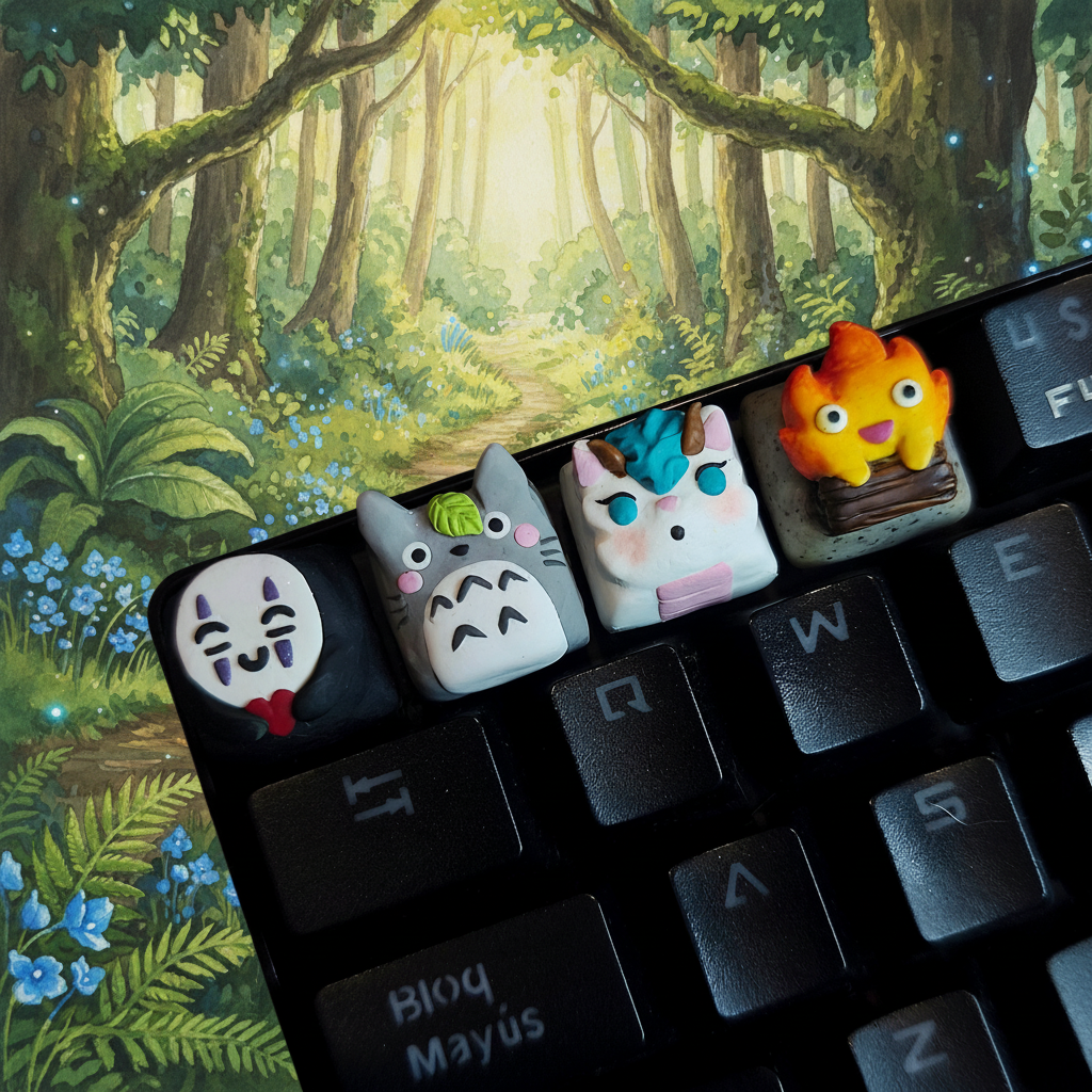Keycaps Ghibli - Grupo