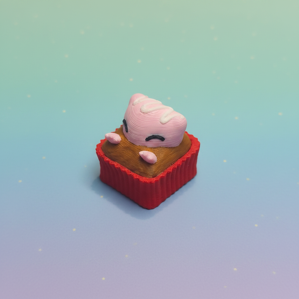 Mew Cupcake Rojo