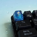 Piplup keycap teclado frontal fondo kawaii agua