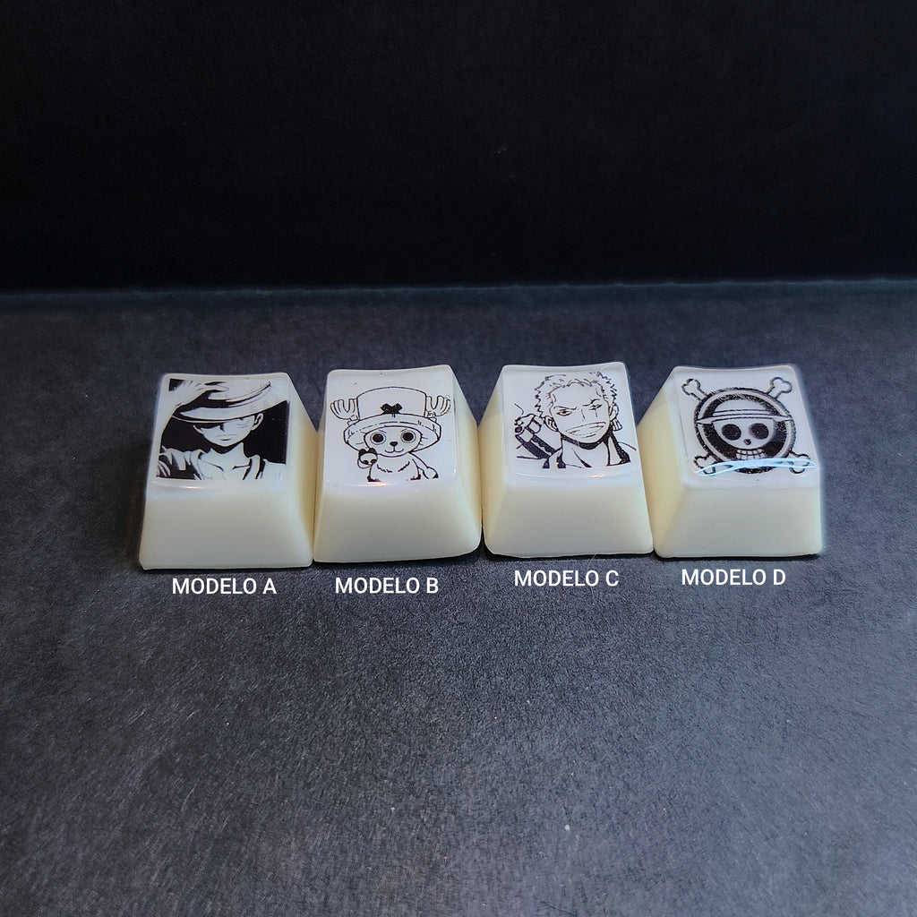 ONE PIECE Keycaps Manga Style