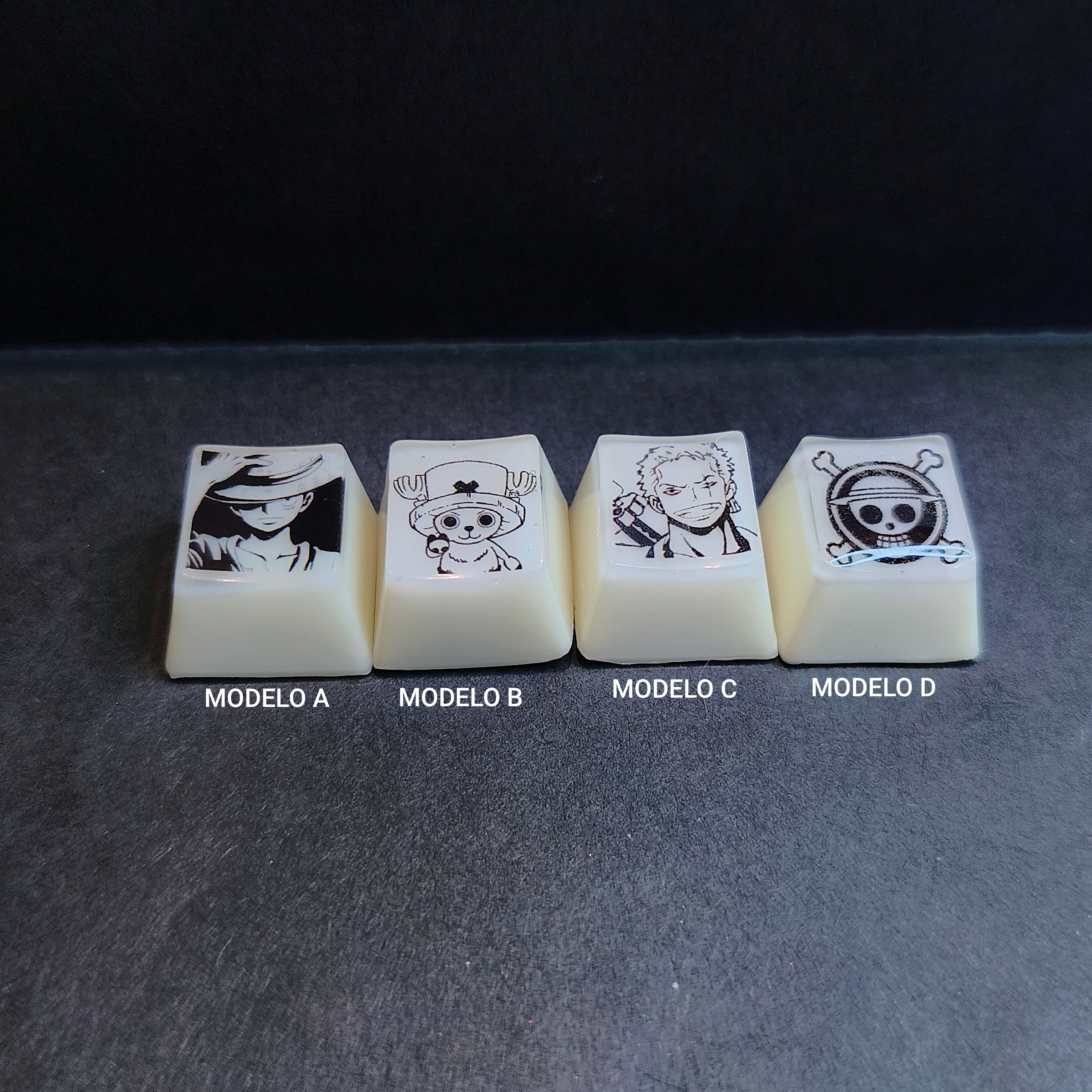 ONE PIECE Keycaps Manga Style