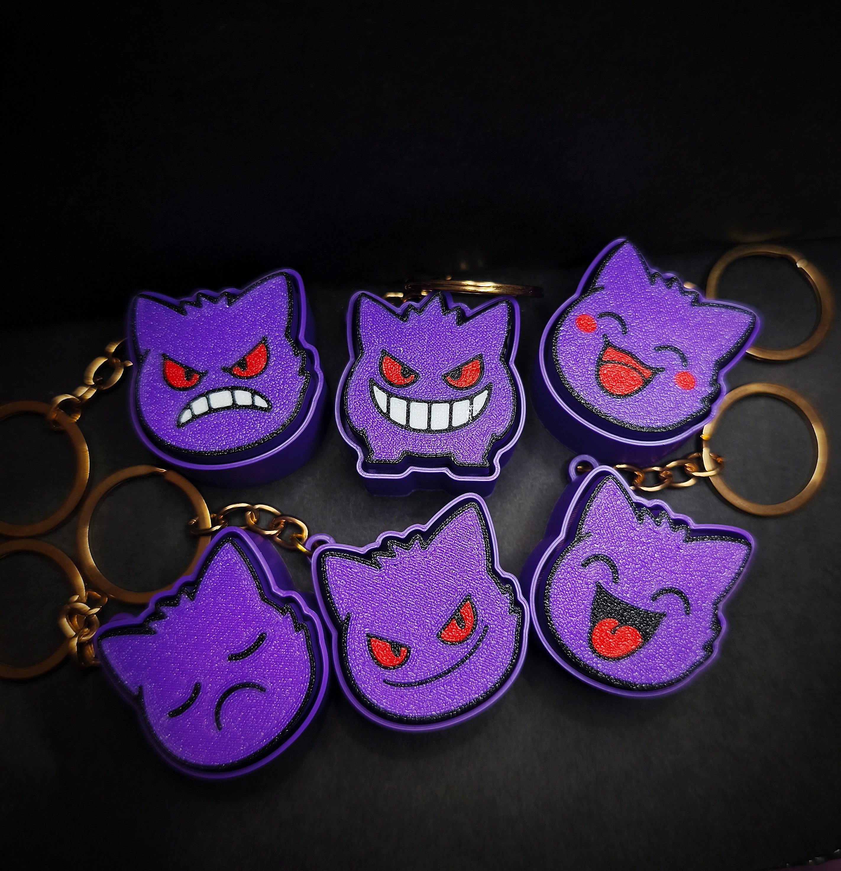 Llavero clicker Gengar moods