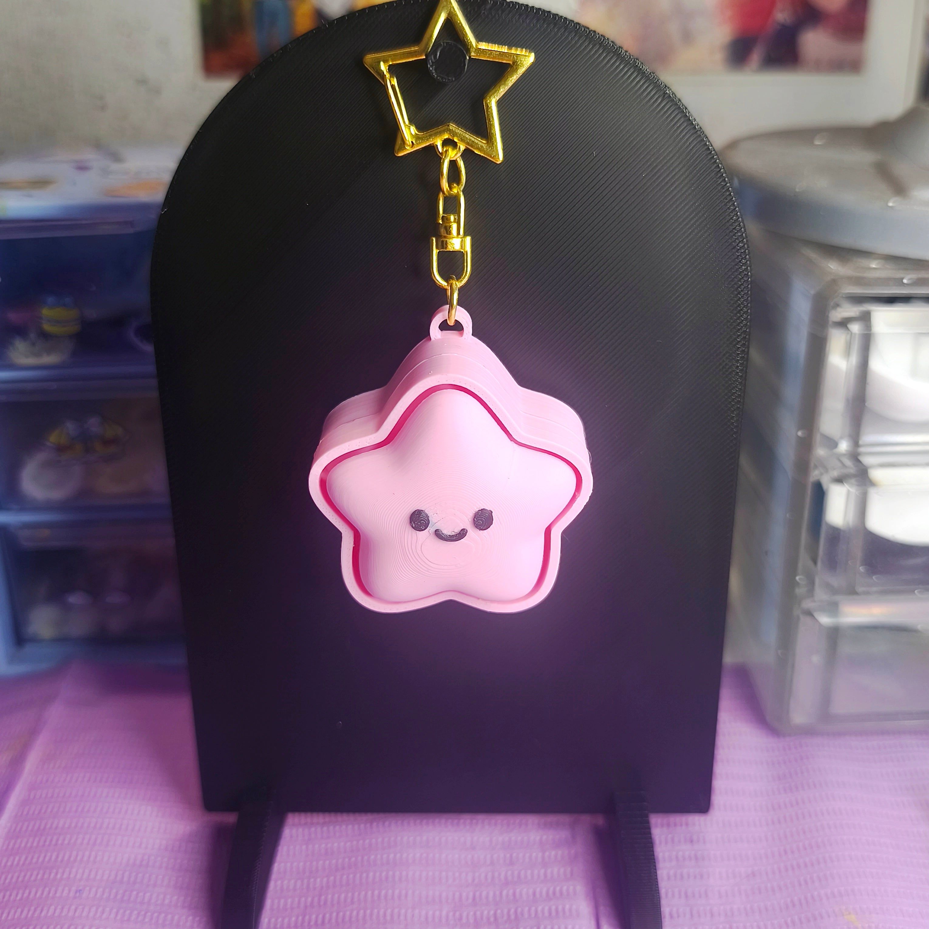 Estrellita clicker llavero