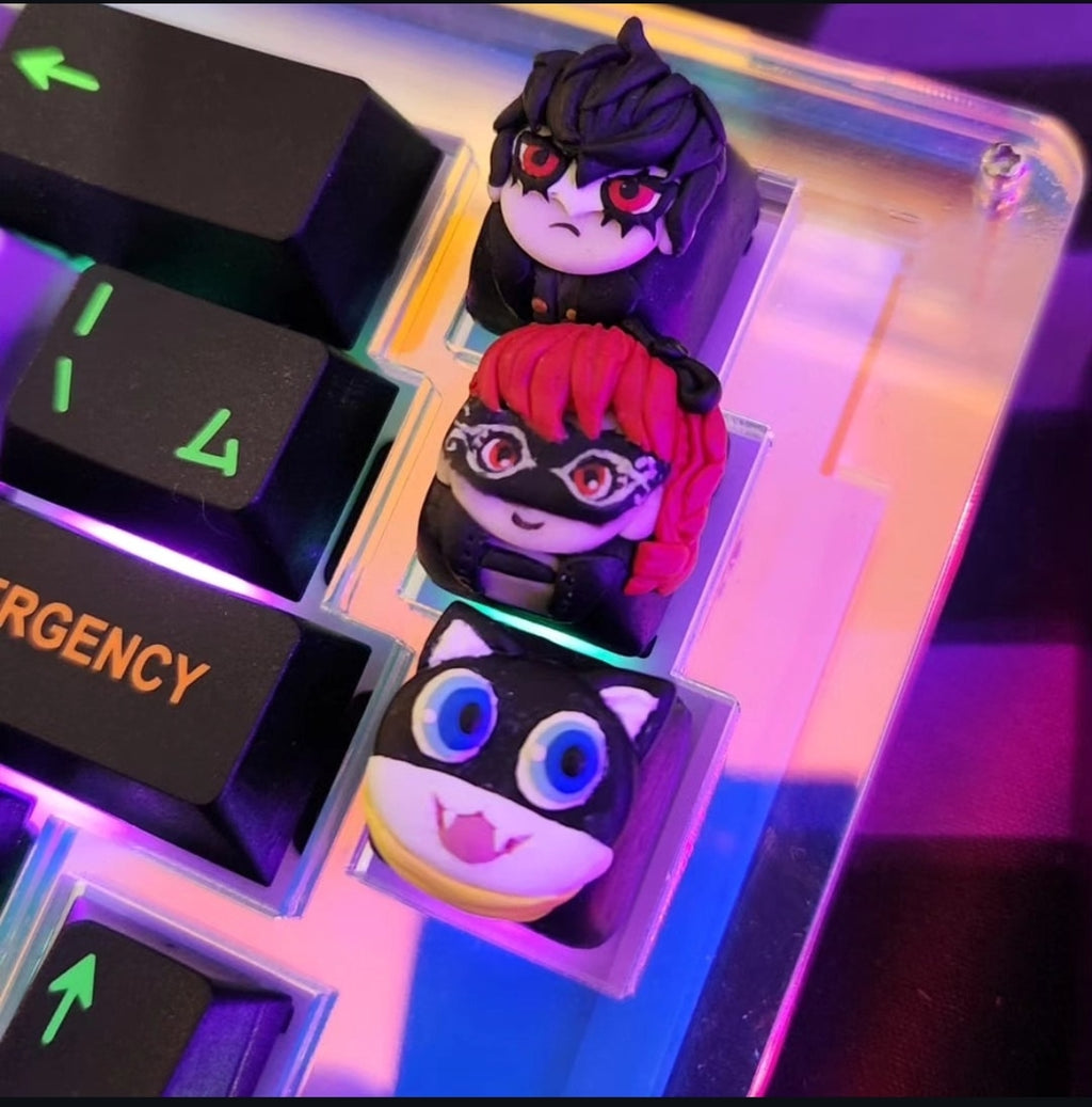 Tecla Custom Chibi 3D (Perfil Cherry)