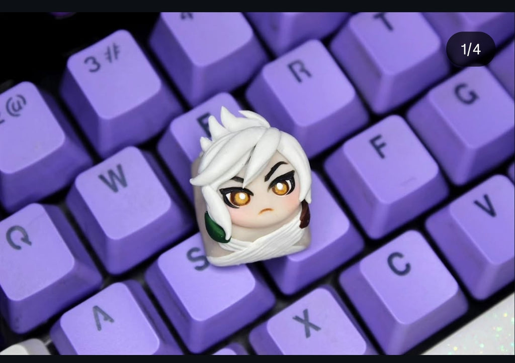 Tecla Custom Chibi 3D (Perfil Cherry)