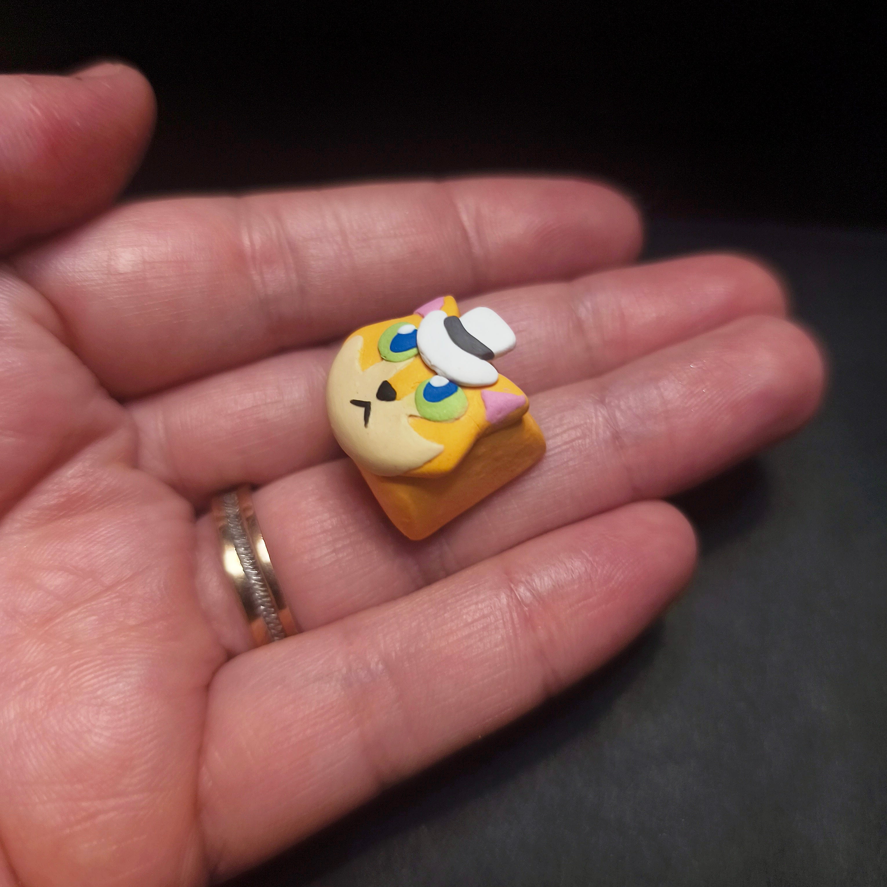 Colección Gatos de Studio Ghibli – Keycaps Artesanales