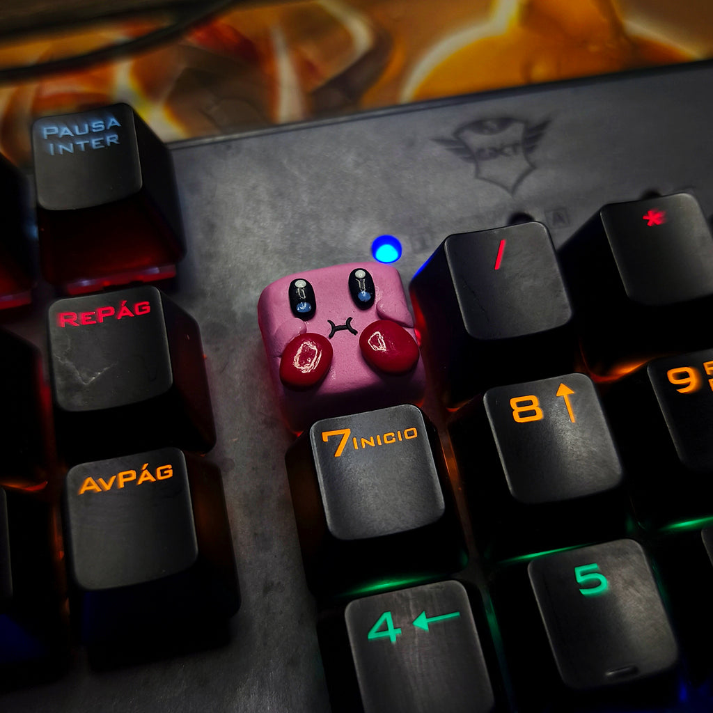 Cute Kirby Artisan Keycap