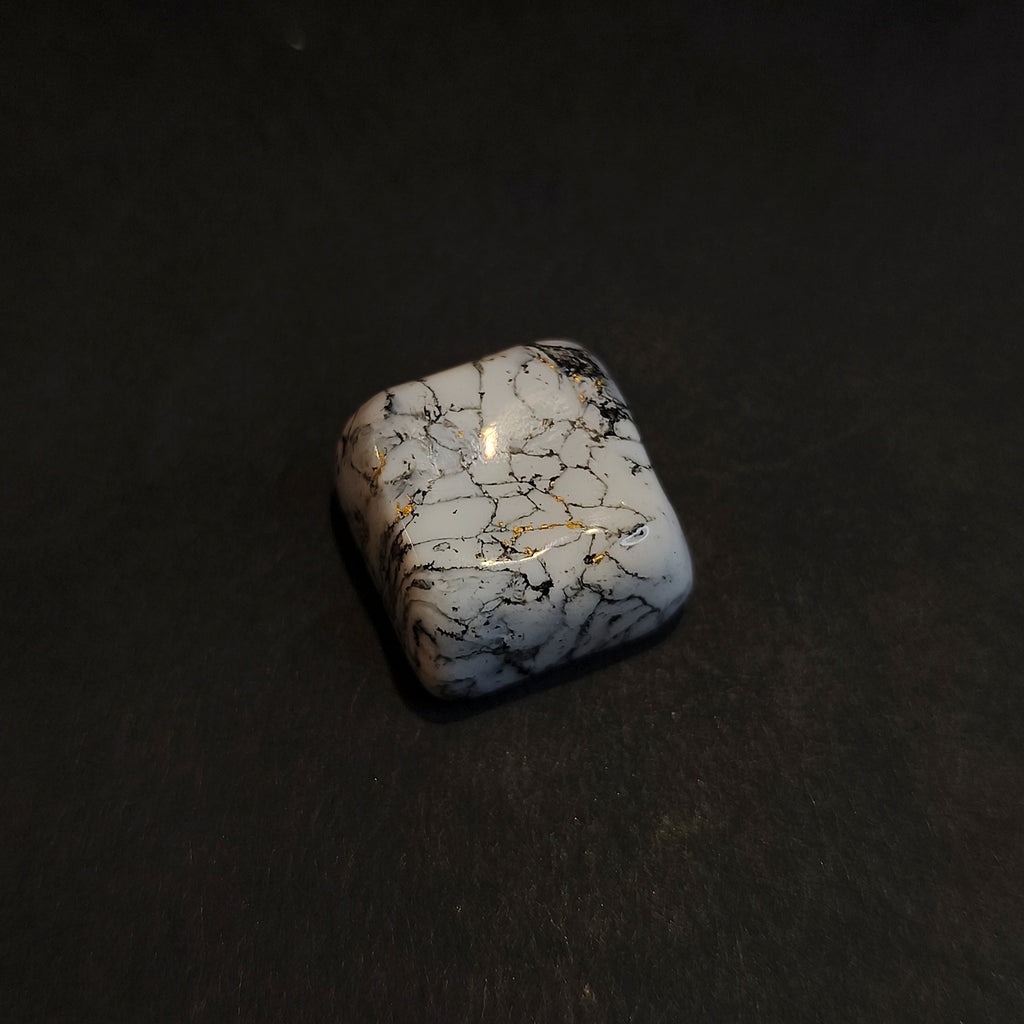 Marbled Keycap White and Black