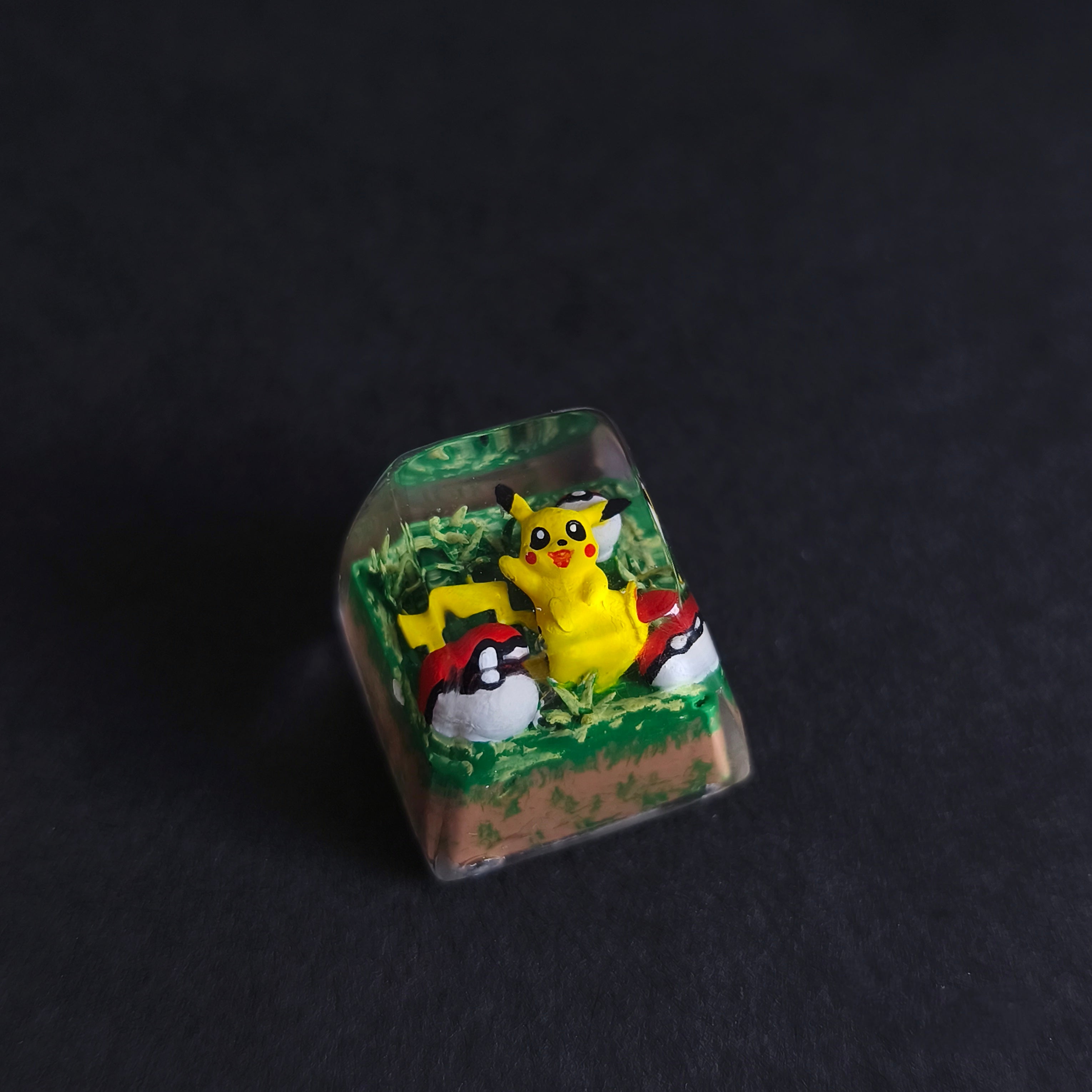 Pikachu Diorama Keycap