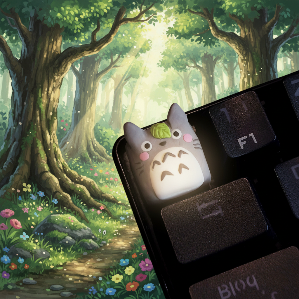 Totoro Keycap - Ghibli