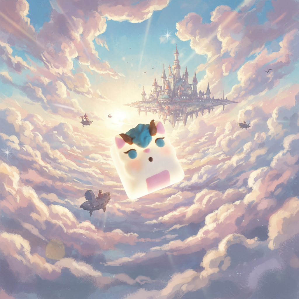 Unicorn Keycap - Ghibli